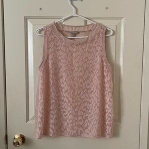 Banana Republic Soft Pink Top Size Small